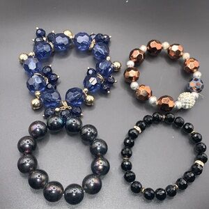 4ct Assorted Handmade Stretch Bracelets